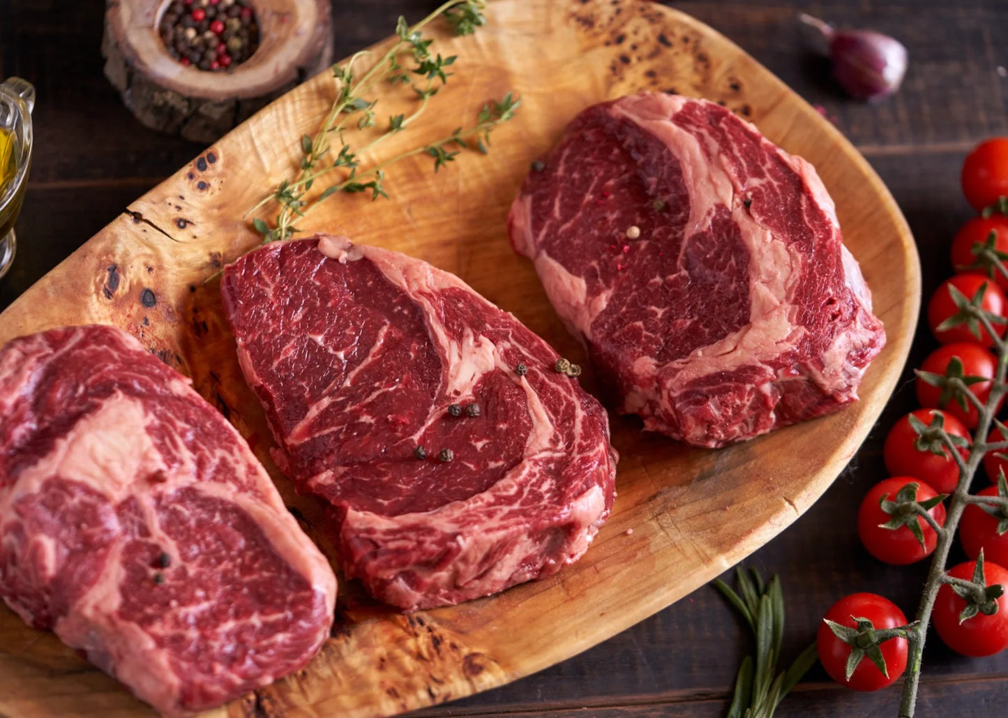 Rib Eye Steaks - 2 per pack